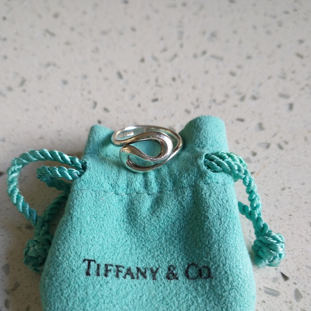 Tiffany and Co open wave ring size 4.5